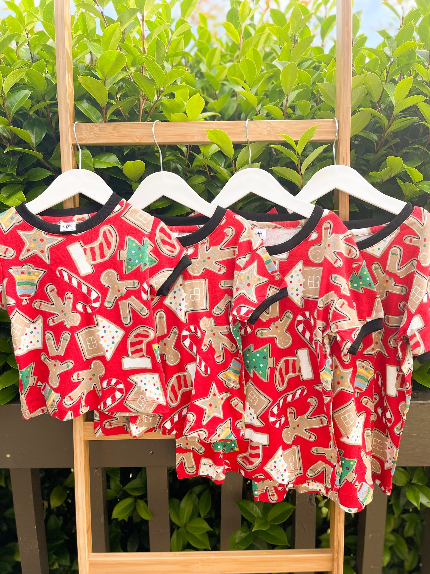 Gingerbread Family Matching Shorts Set